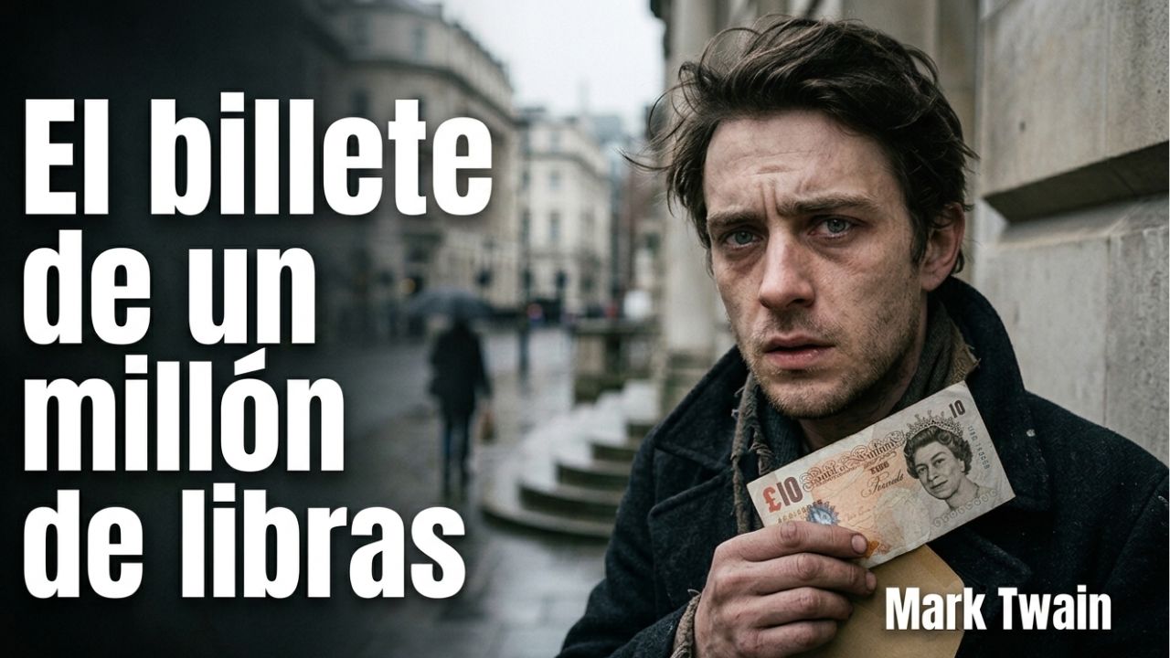 Portada de El billete de un millón de libras